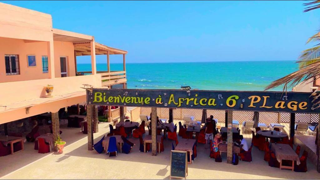 Hotel Africa 6 Plage Somone Exterior foto